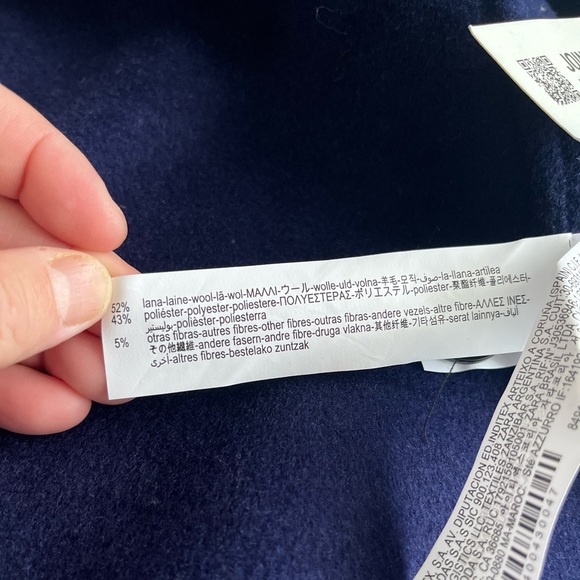 NWT - Zara Men’s Double- Faced Wool Blended Long Coat - Size L - Picture 11 of 11